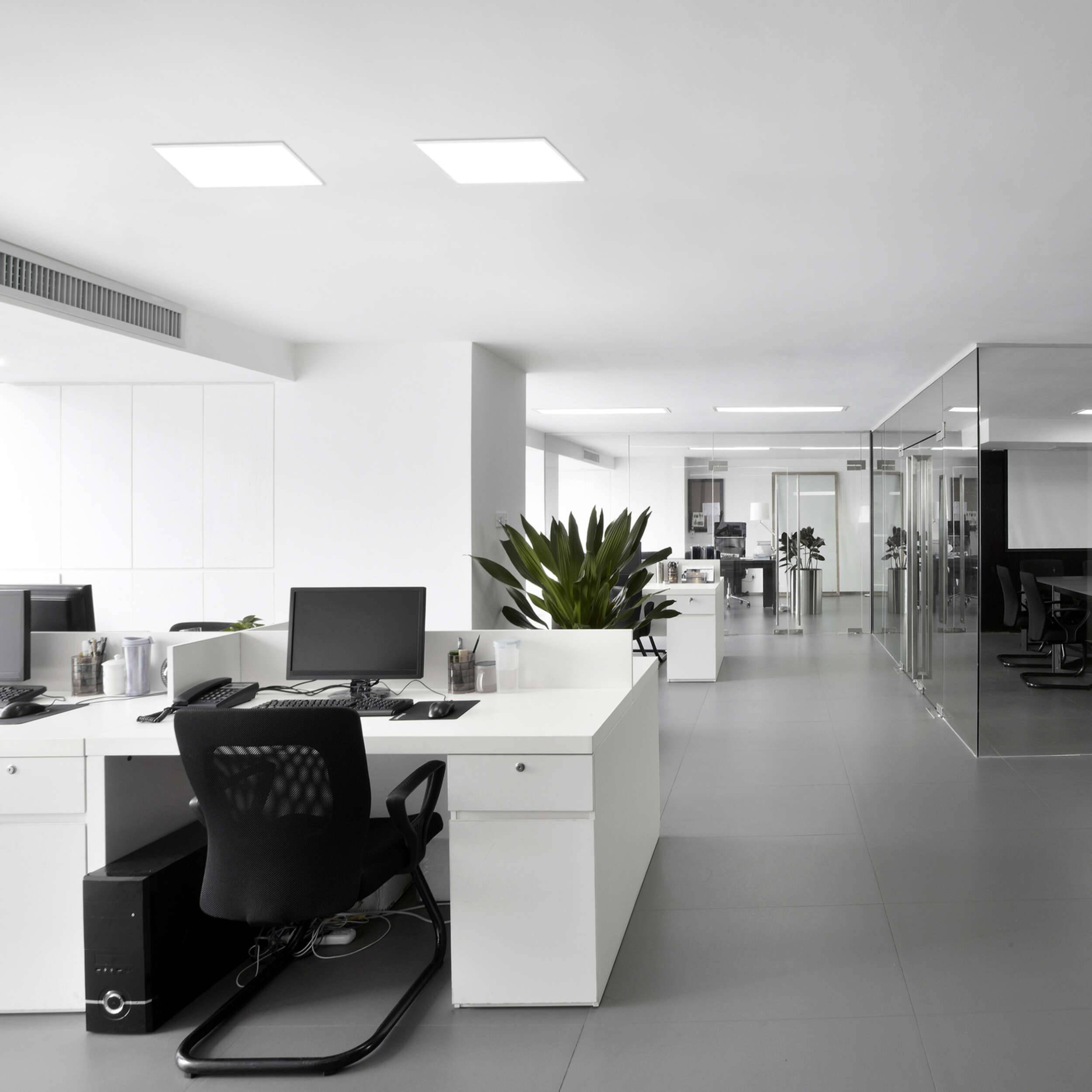 LED Panel-Deckenleuchte "CARENTE" l/b: 45cm - rahmenlos