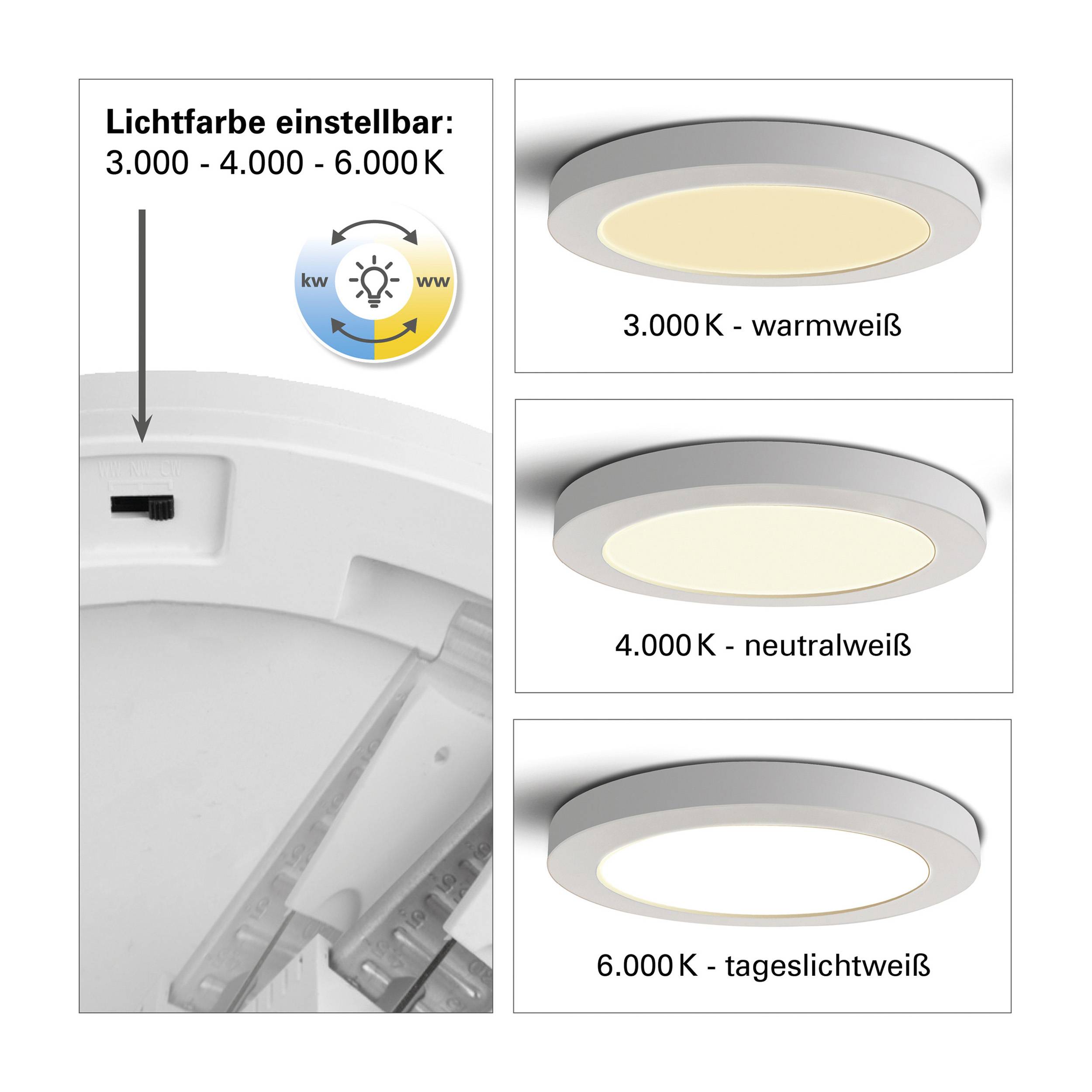 LED Deckenleuchte "BONUS" Ø: 17cm