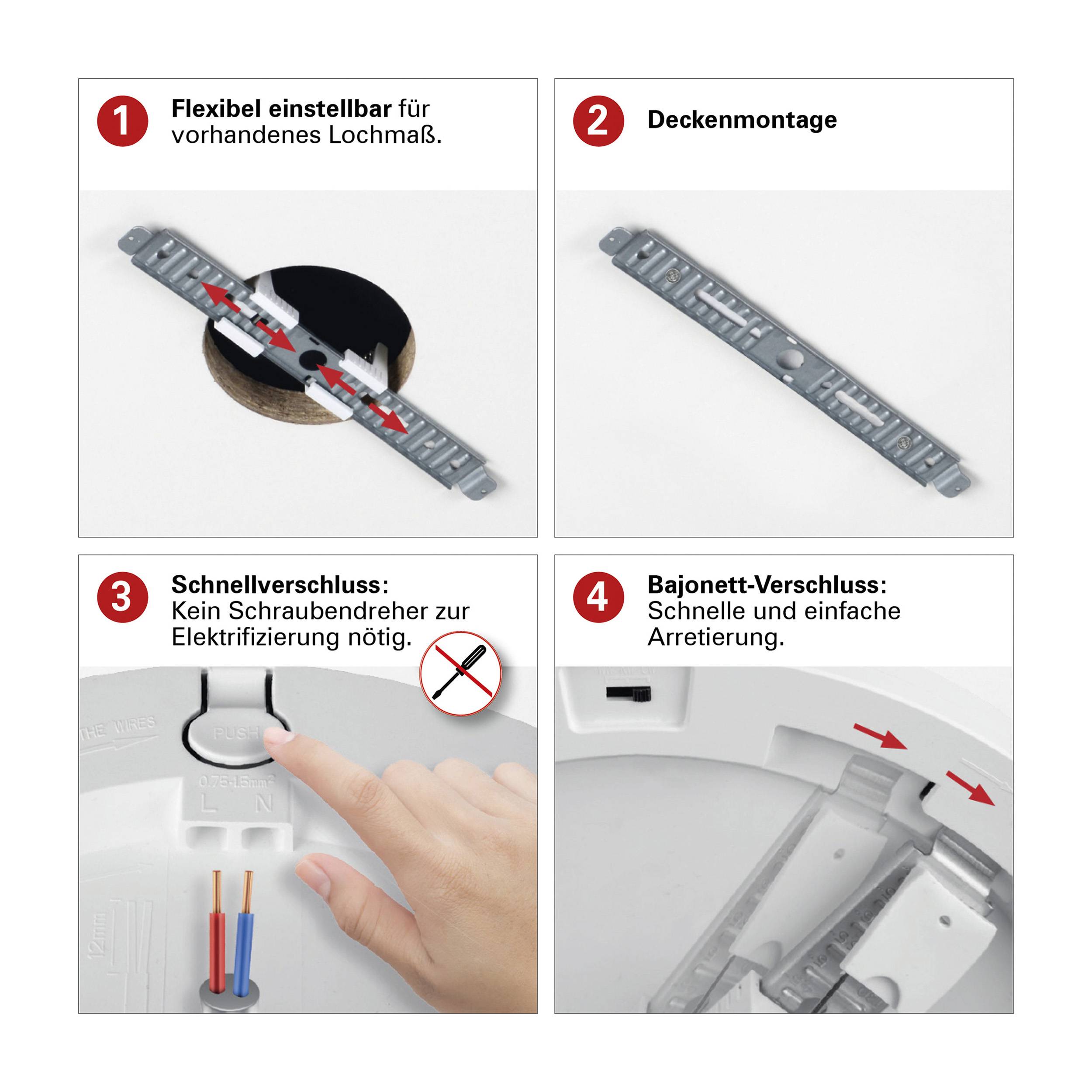LED Deckenleuchte "BONUS" Ø: 17cm
