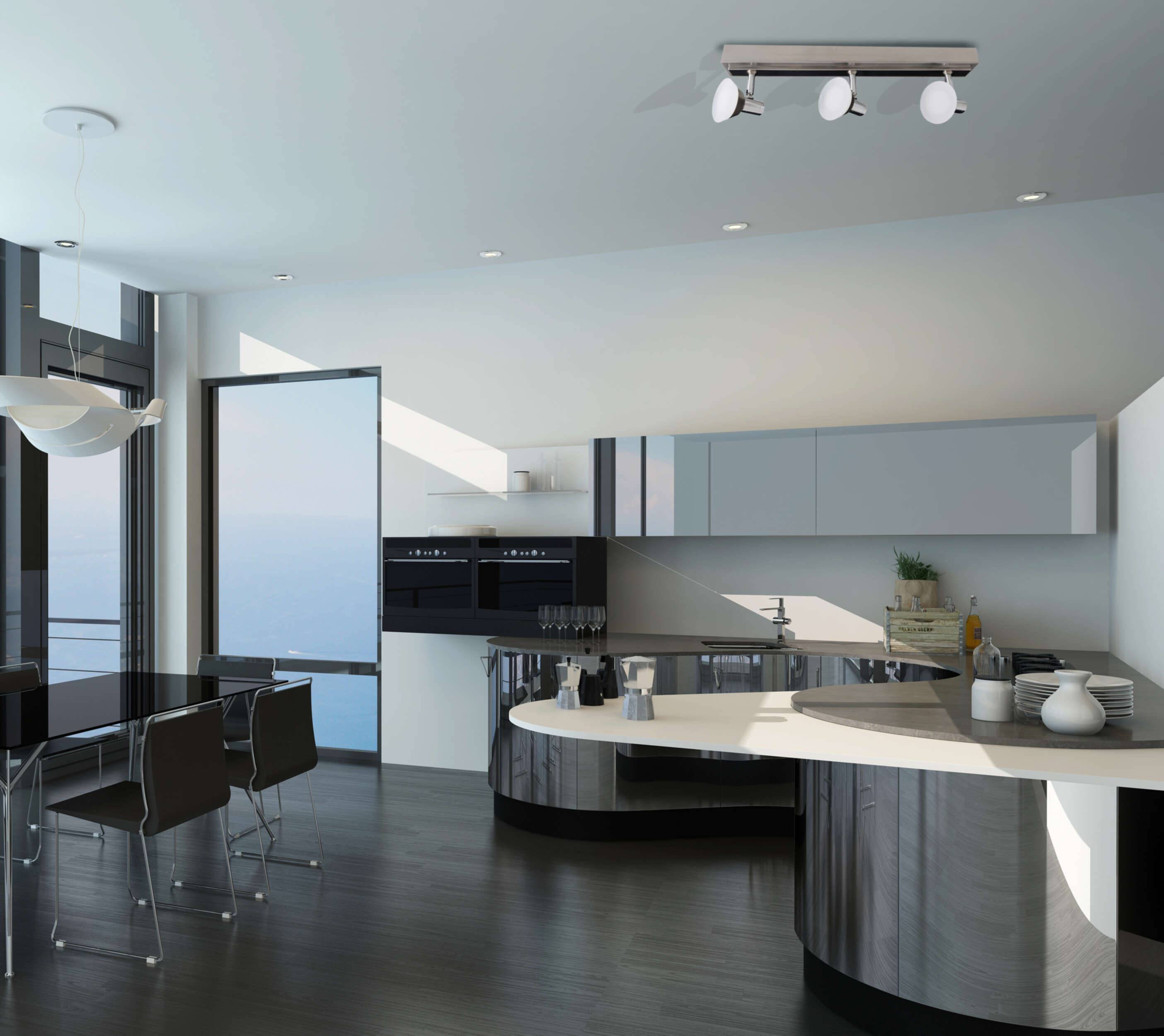 3er LED-Deckenspot "JERICHO" l:46cm