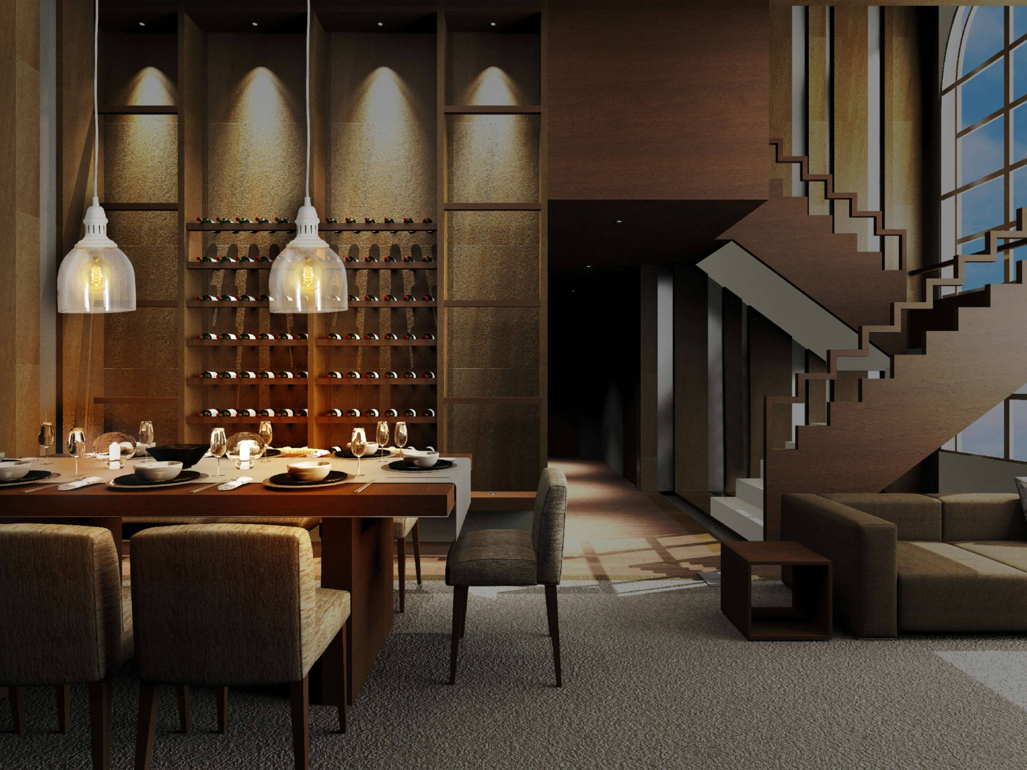 Glas-Pendelleuchte "MUMBAI"