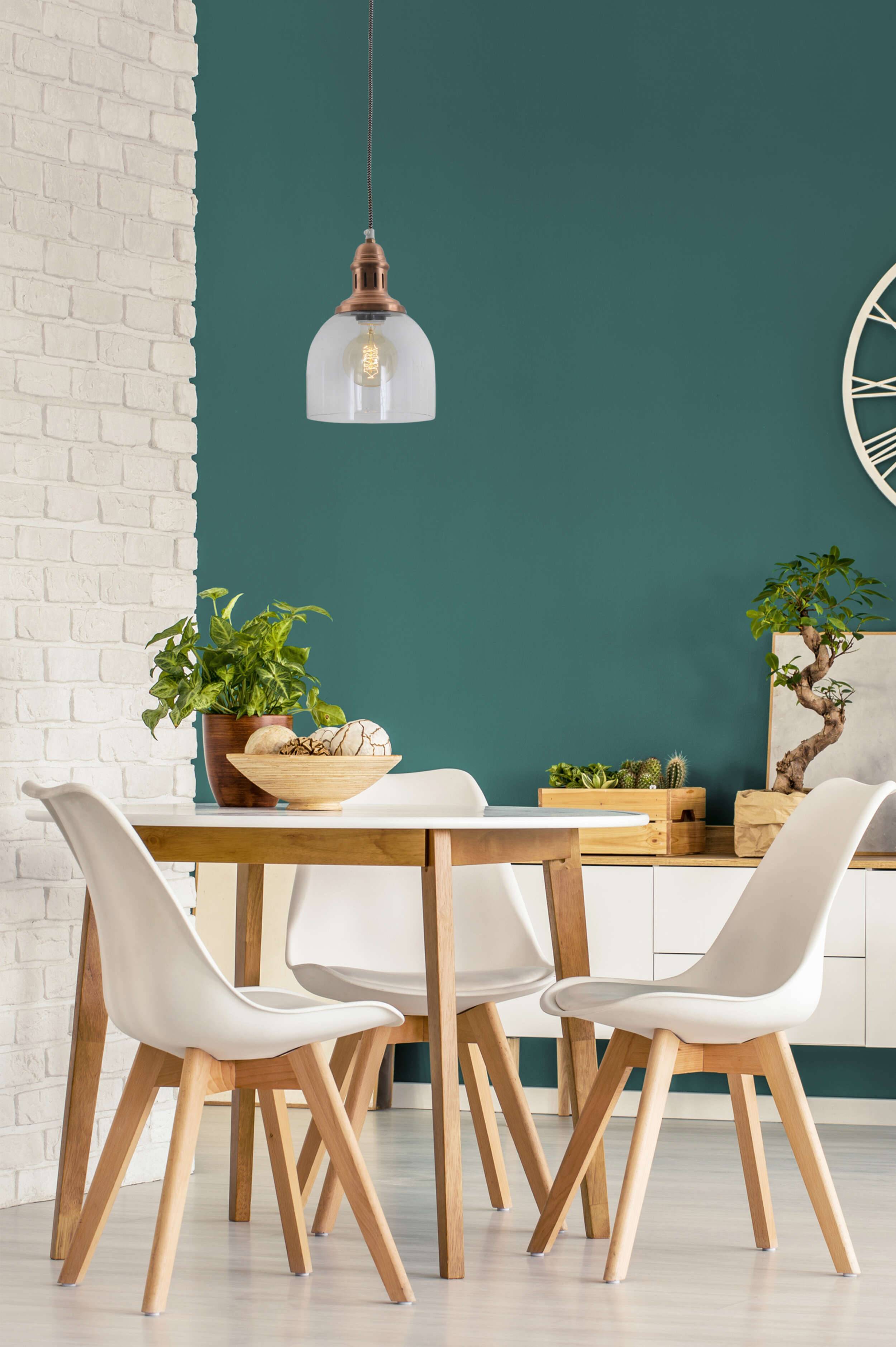 Glas-Pendelleuchte "MUMBAI"