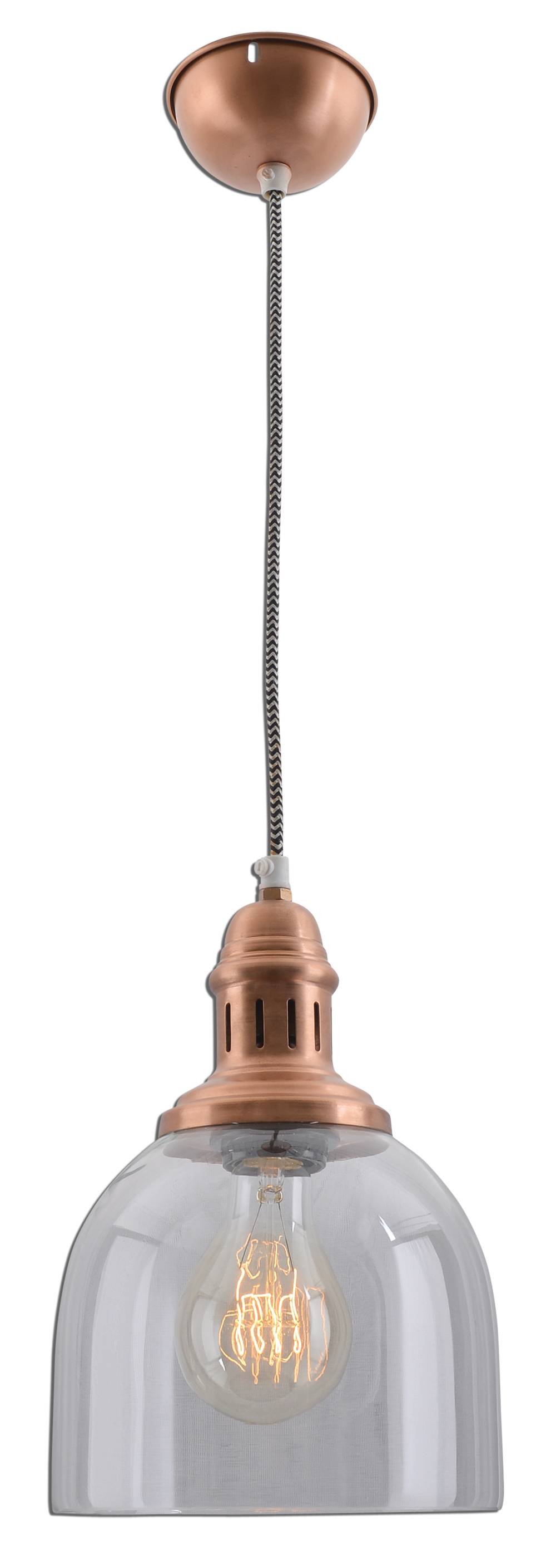 Glas-Pendelleuchte "MUMBAI"