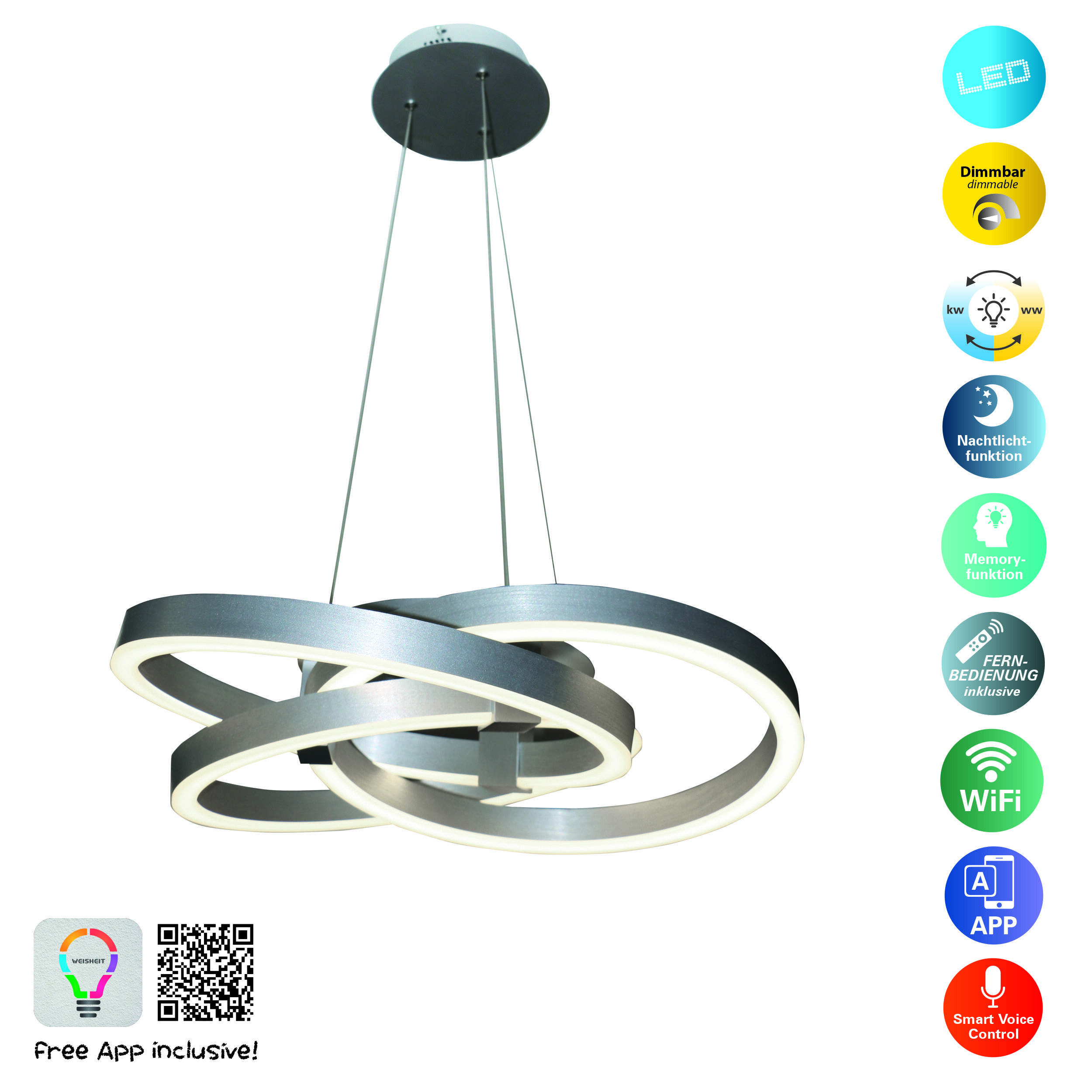 LED Pendelleuchte "DIVORA"