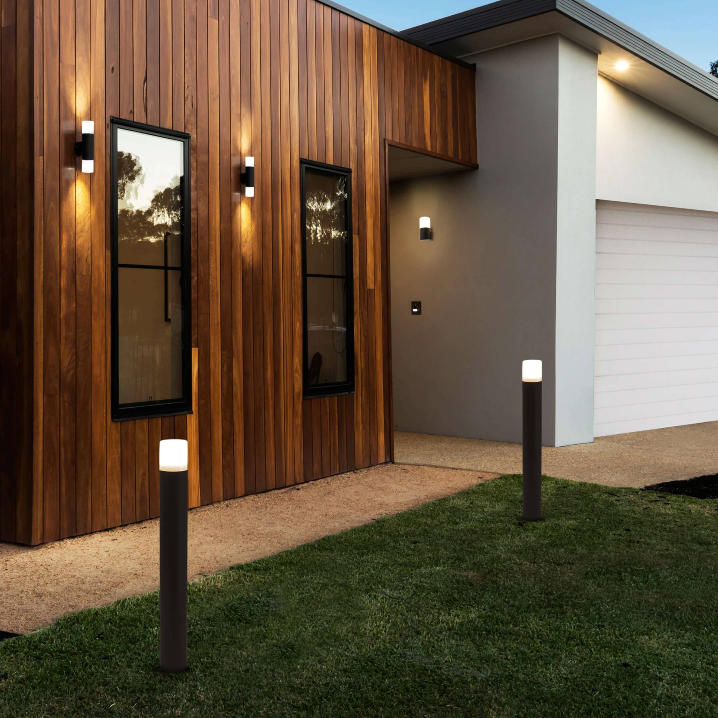 Außensockelleuchte "TORCIA" h: 80cm schwarz