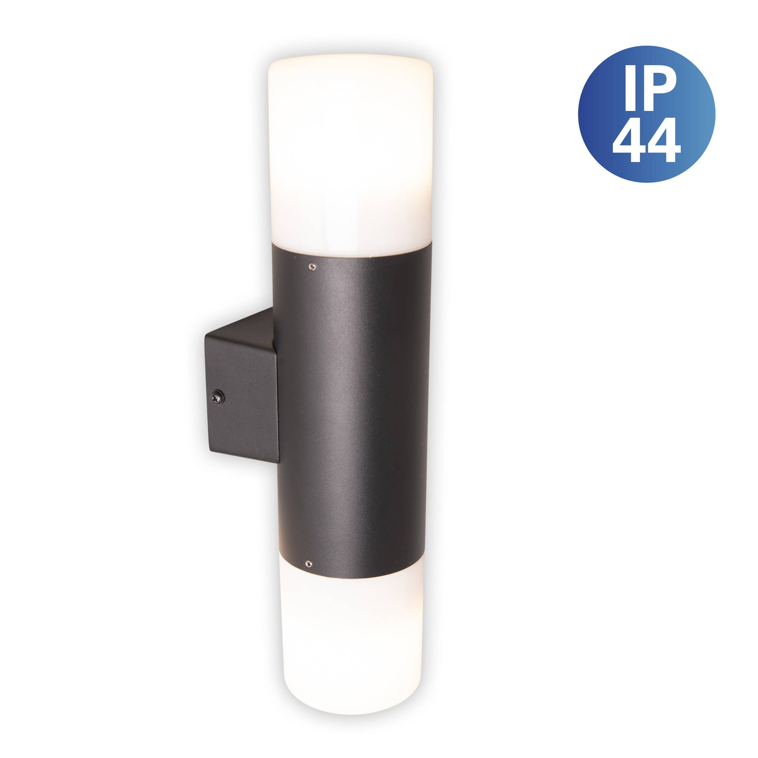 Außenwandleuchte "TORCIA" h: 32cm schwarz