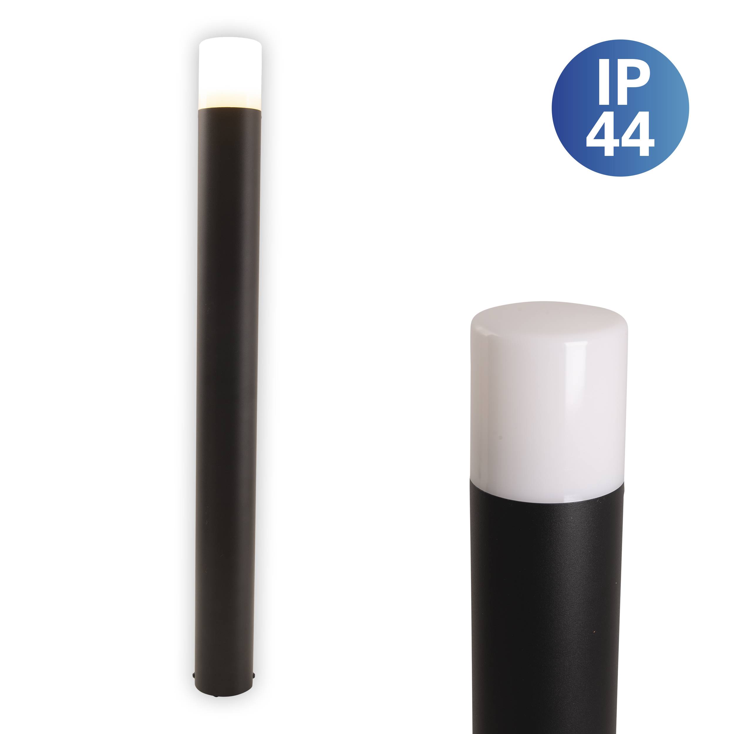 Außensockelleuchte "TORCIA" h: 80cm schwarz