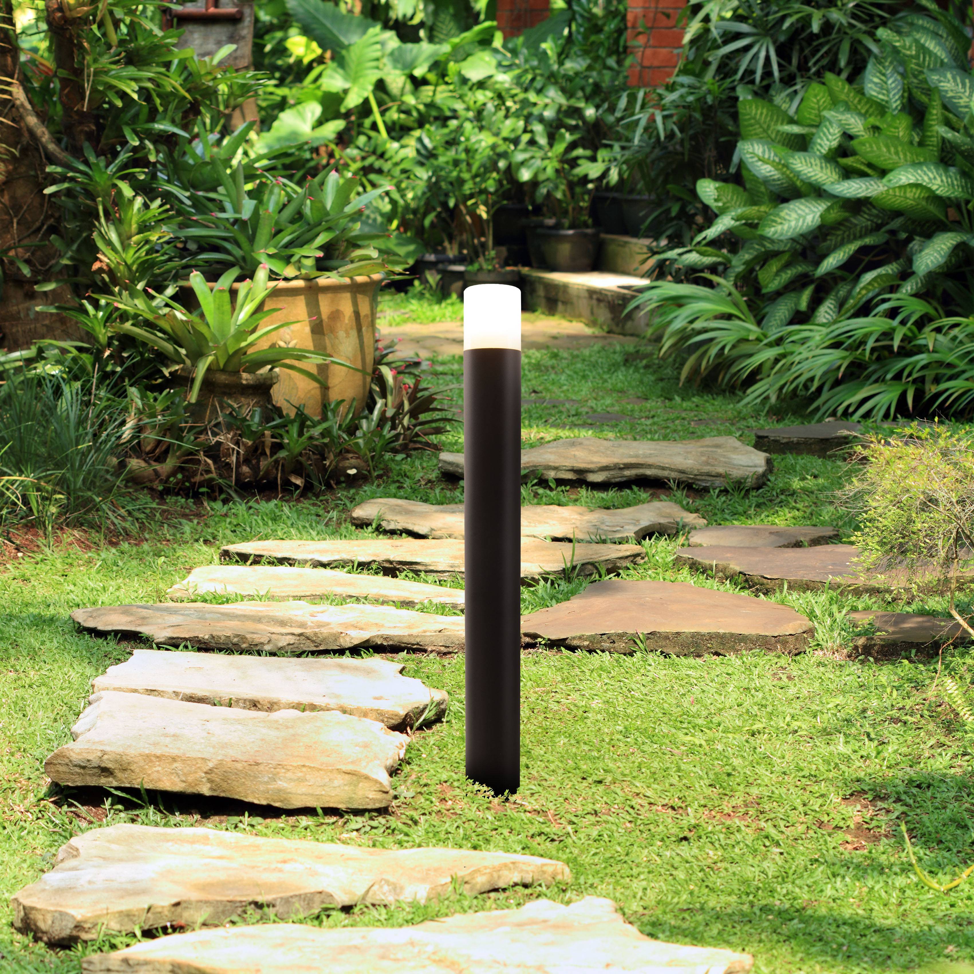 Außensockelleuchte "TORCIA" h: 80cm schwarz