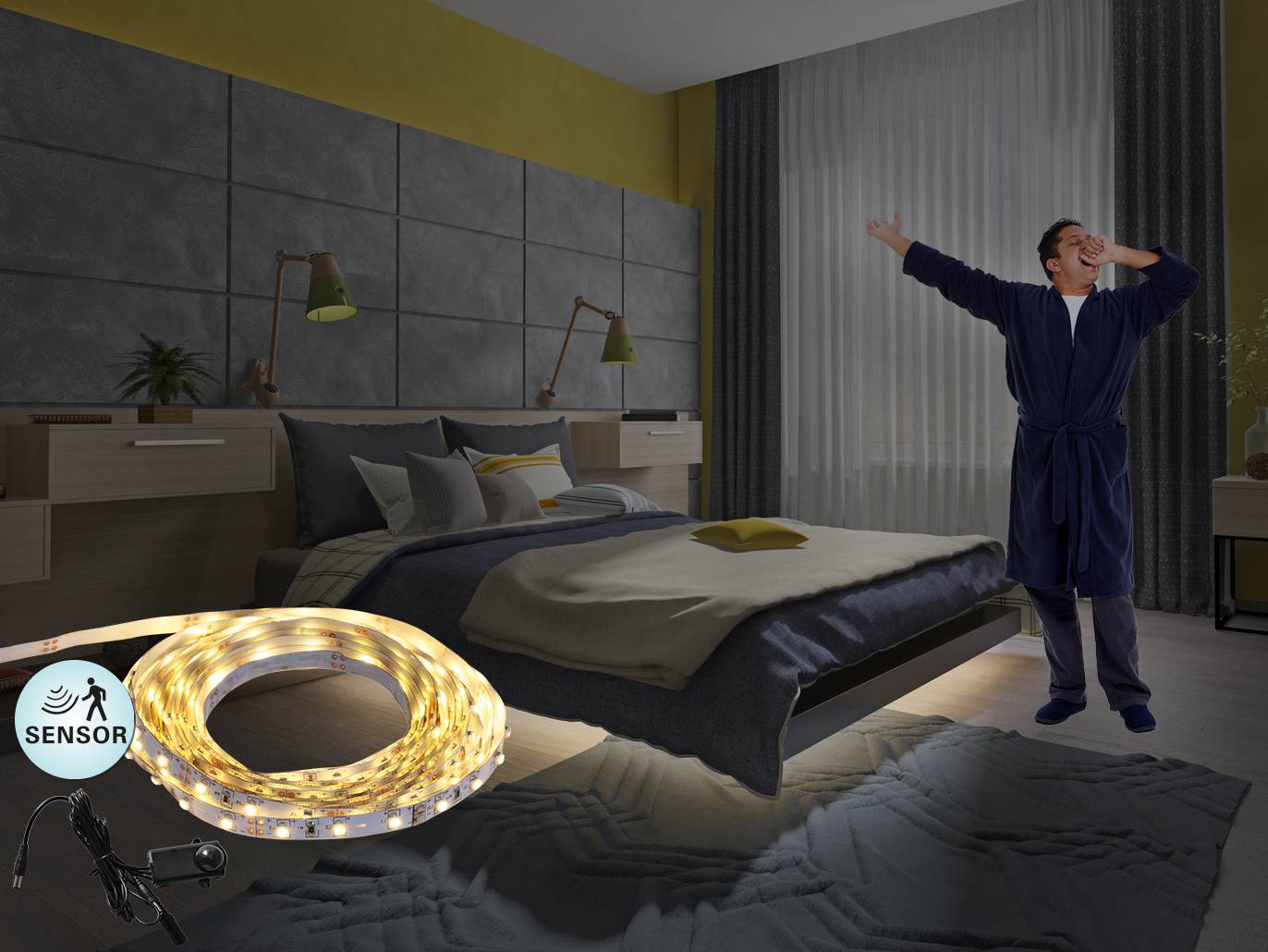 LED "Stripe" mit Bewegungsmelder Indoor 3m