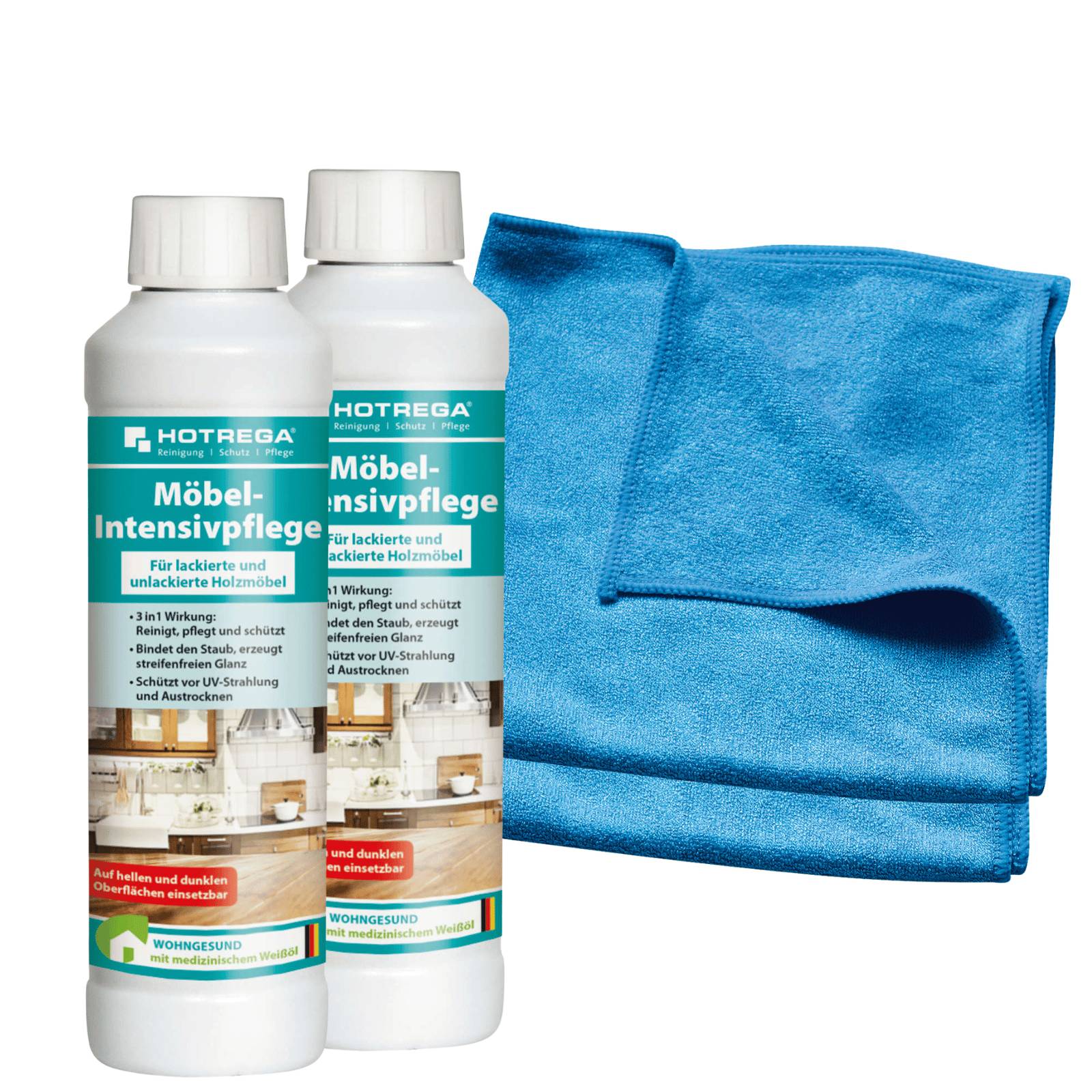 HOTREGA Möbel-Intensivpflege Set 4-teilig
