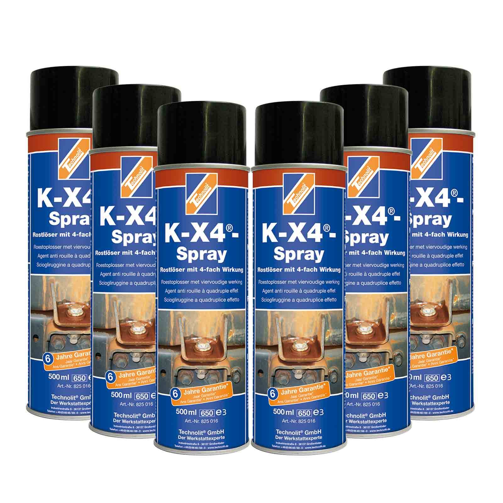 TECHNOLIT Rostlöser-Spray K-X-4 500 ml - Menge:6