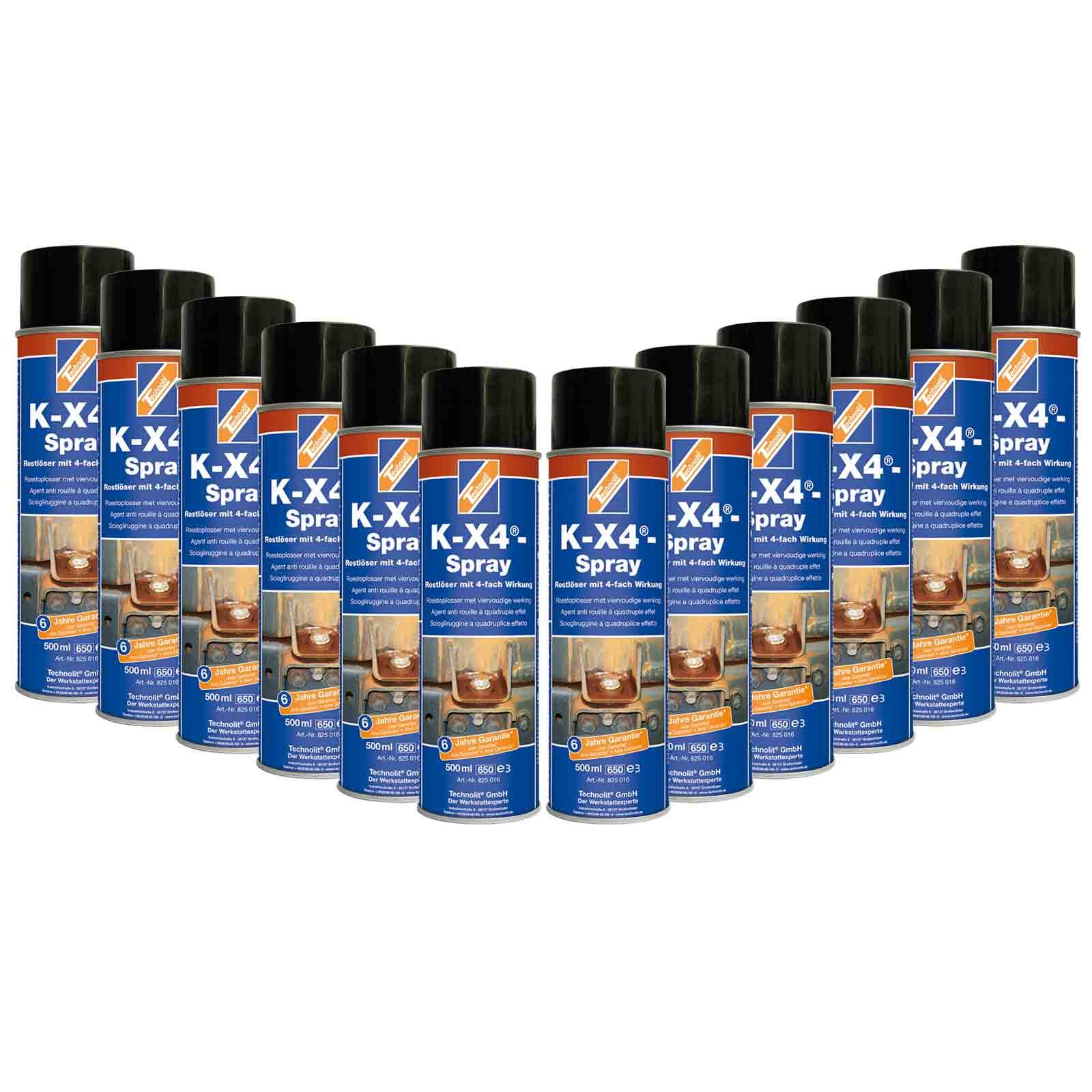 TECHNOLIT Rostlöser-Spray K-X-4 500 ml - Menge:12