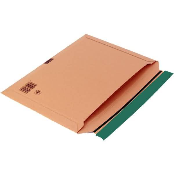 Vollpapptaschen braun 293x412x32mm Wellpappe Haftklebung VE=100 Stück
