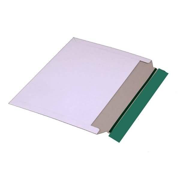 Vollpapptaschen weiß 175x249mm Vollpappe Haftklebung VE=100 Stück