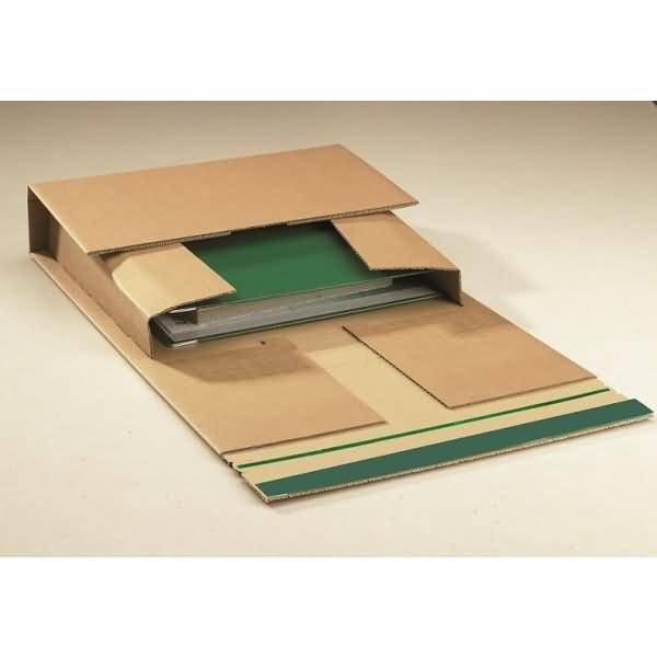 Wickelkartons braun 203x299x100mm Wellpappe Haftklebung VE=20 Stück