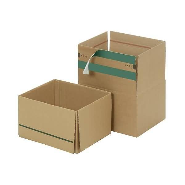 Faltkartons braun 289x289x202mm Wellpappe Haftklebung VE=20 Stück