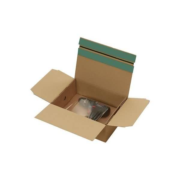 Faltkartons braun 166x220x76mm Wellpappe Haftklebung VE=20 Stück