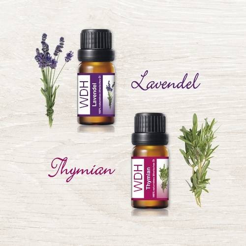 WDH Ätherisches Ölset – 6 × 10 ml – für Aroma-Diffuser