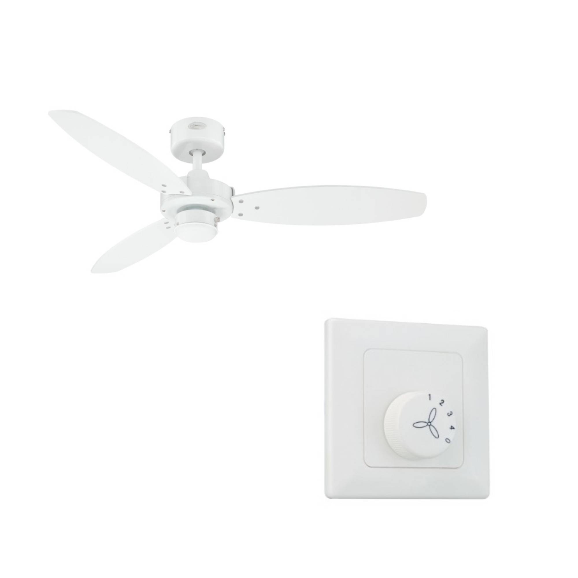 Westinghouse Deckenventilator ohne Licht Jet 105 cm für Räume bis 12 m²