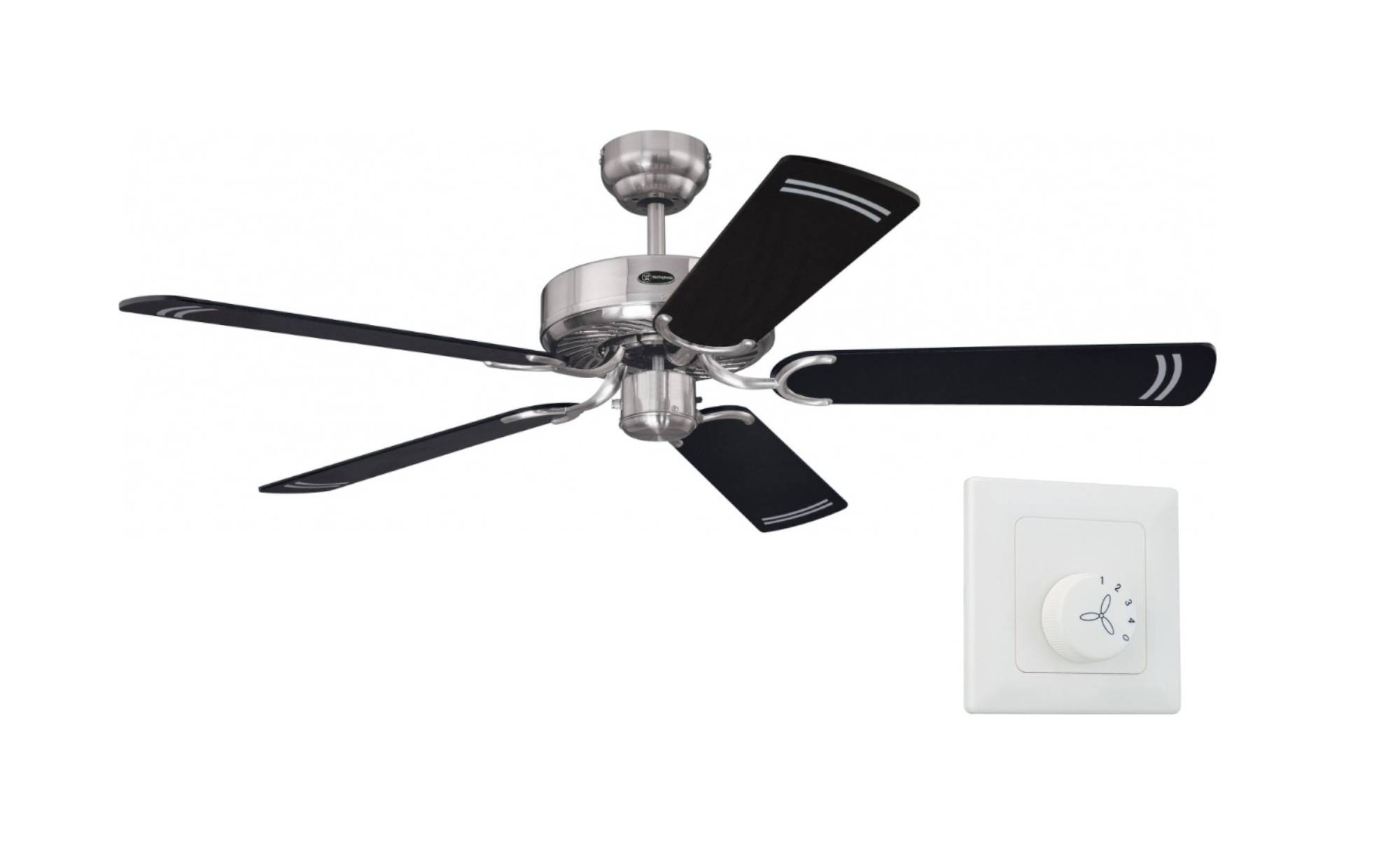 Westinghouse Deckenventilator ohne Licht Cyclone 132 cm für Räume bis 25 m²