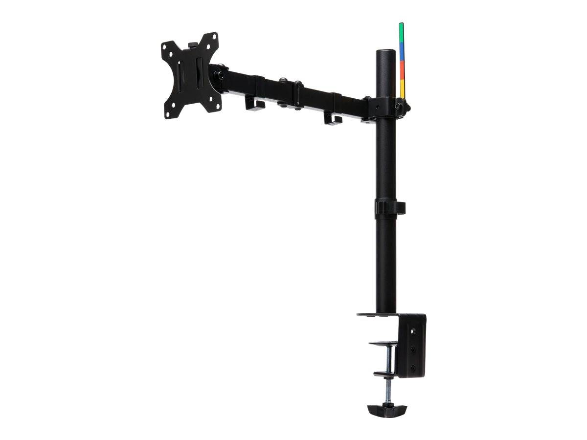 Kensington SmartFit Ergo Single Extended Monitor Arm - Befestigungskit - einstellbarer Arm - für Monitor - pulverbeschic