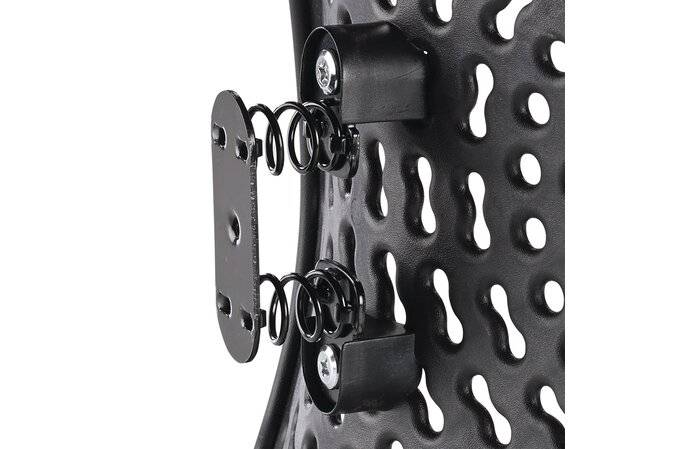 Kensington SmartFit® Conform-Rückenkissen, Schwarz, Halterung mit Netzrückseite, TAA, 438 mm, 408 mm, 140 mm