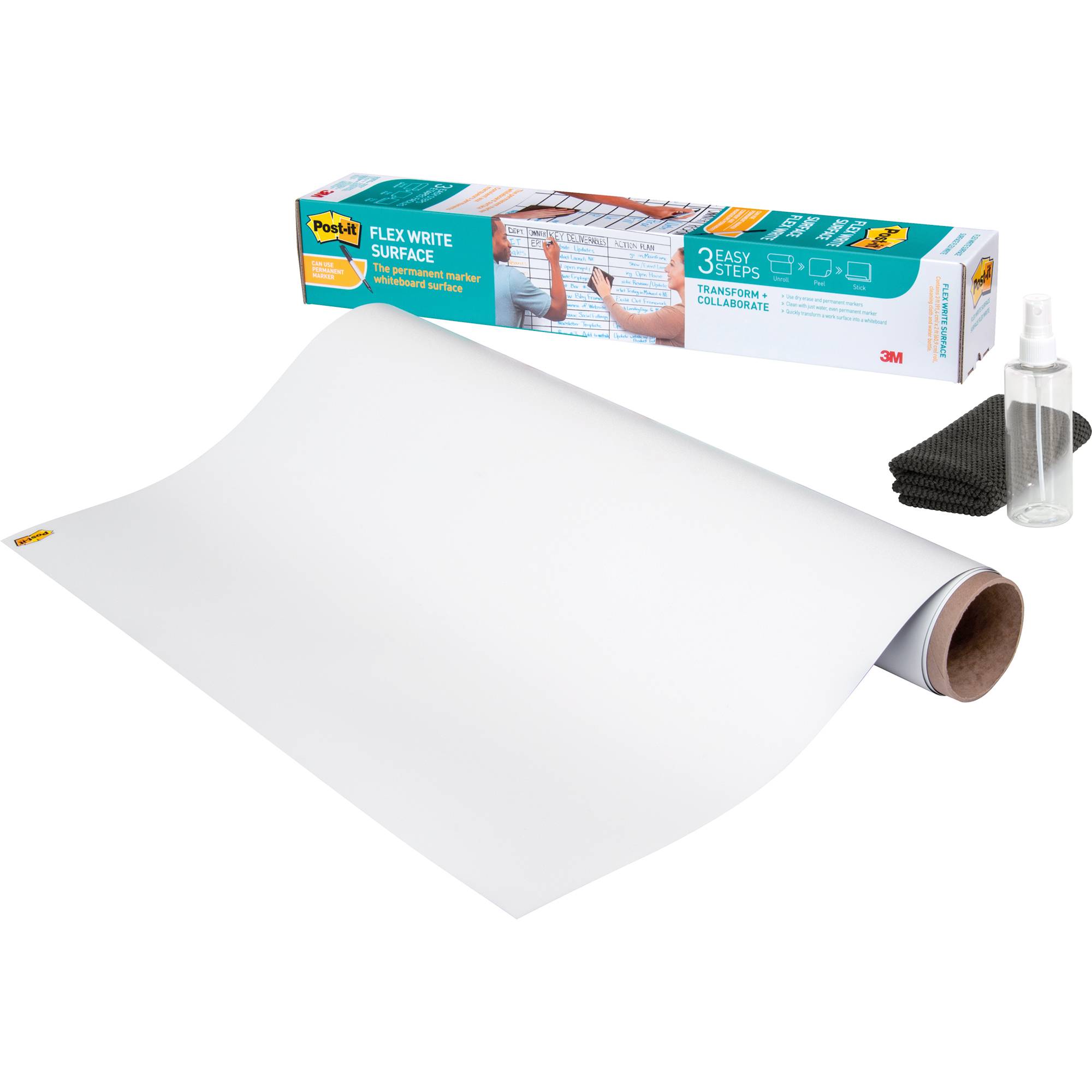 Post-it Whiteboardfolie Flex Write Surface FWS4X3 90x120cm