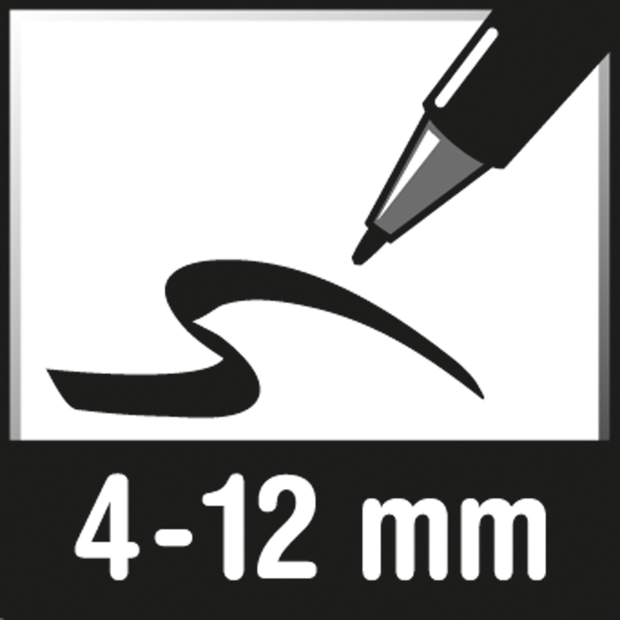 edding Flipchartmarker 388 4-388002 4-12mm Keilspitze rot