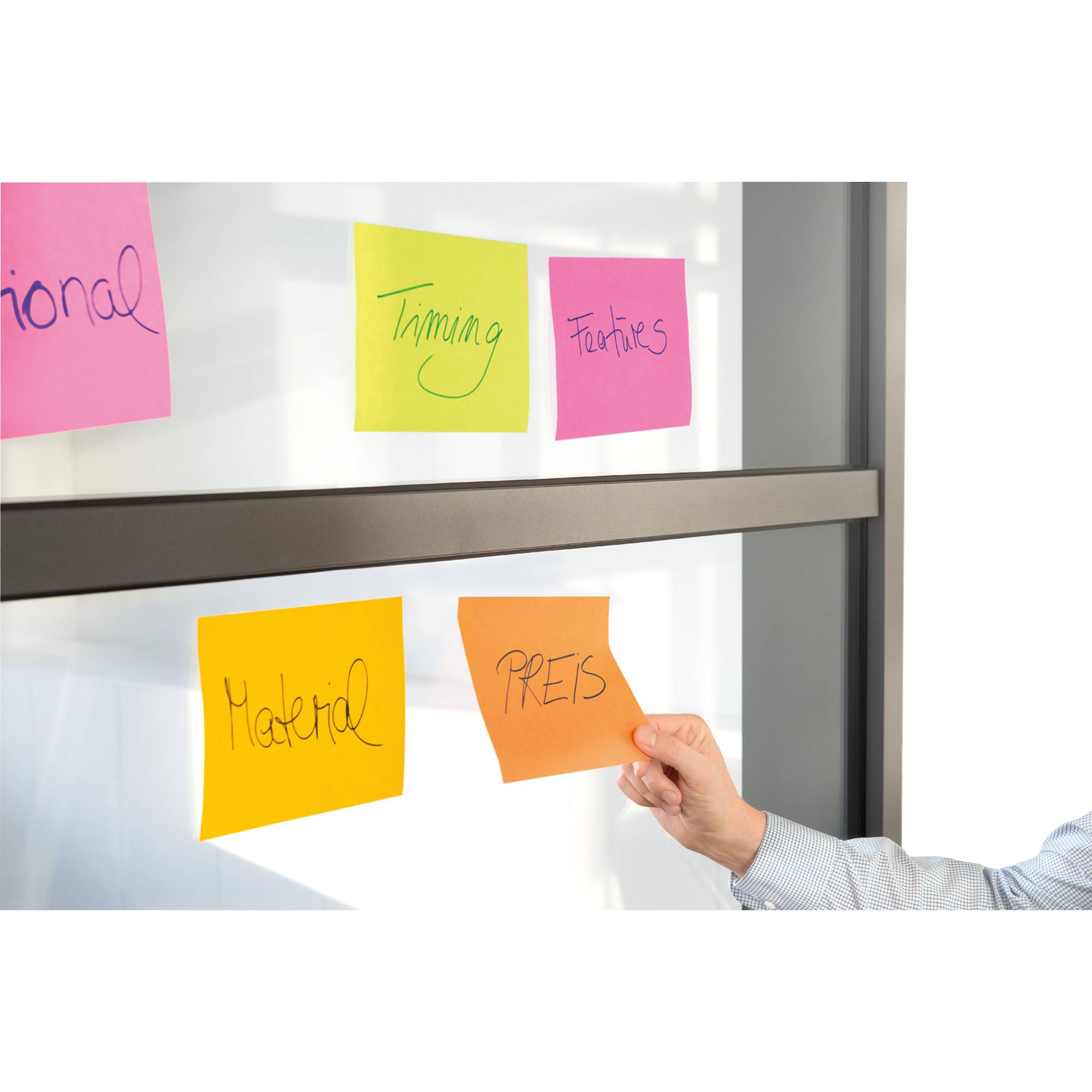 Post-it Haftnotiz Super Sticky 8645-6SS-EU 203x152mm sort. 6x45Bl.
