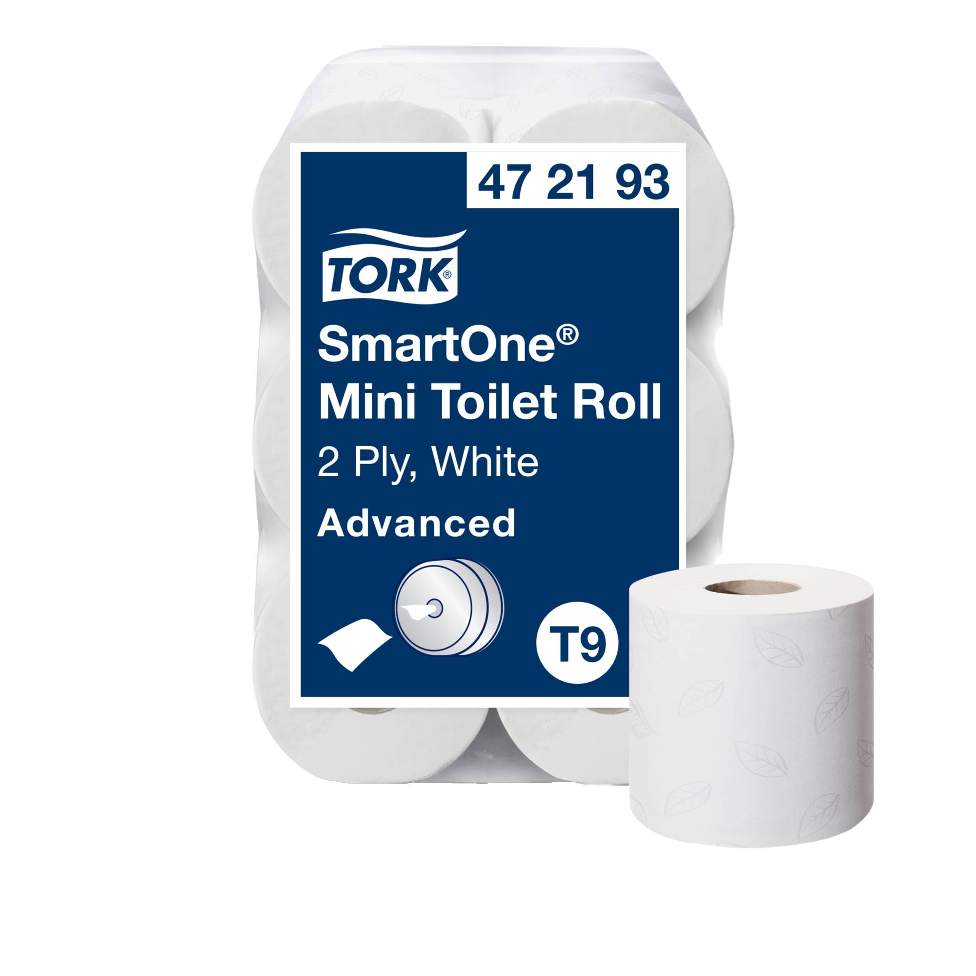 Tork Toilettenpapier Smart One Mini 472193 ws 12 St./Pack.