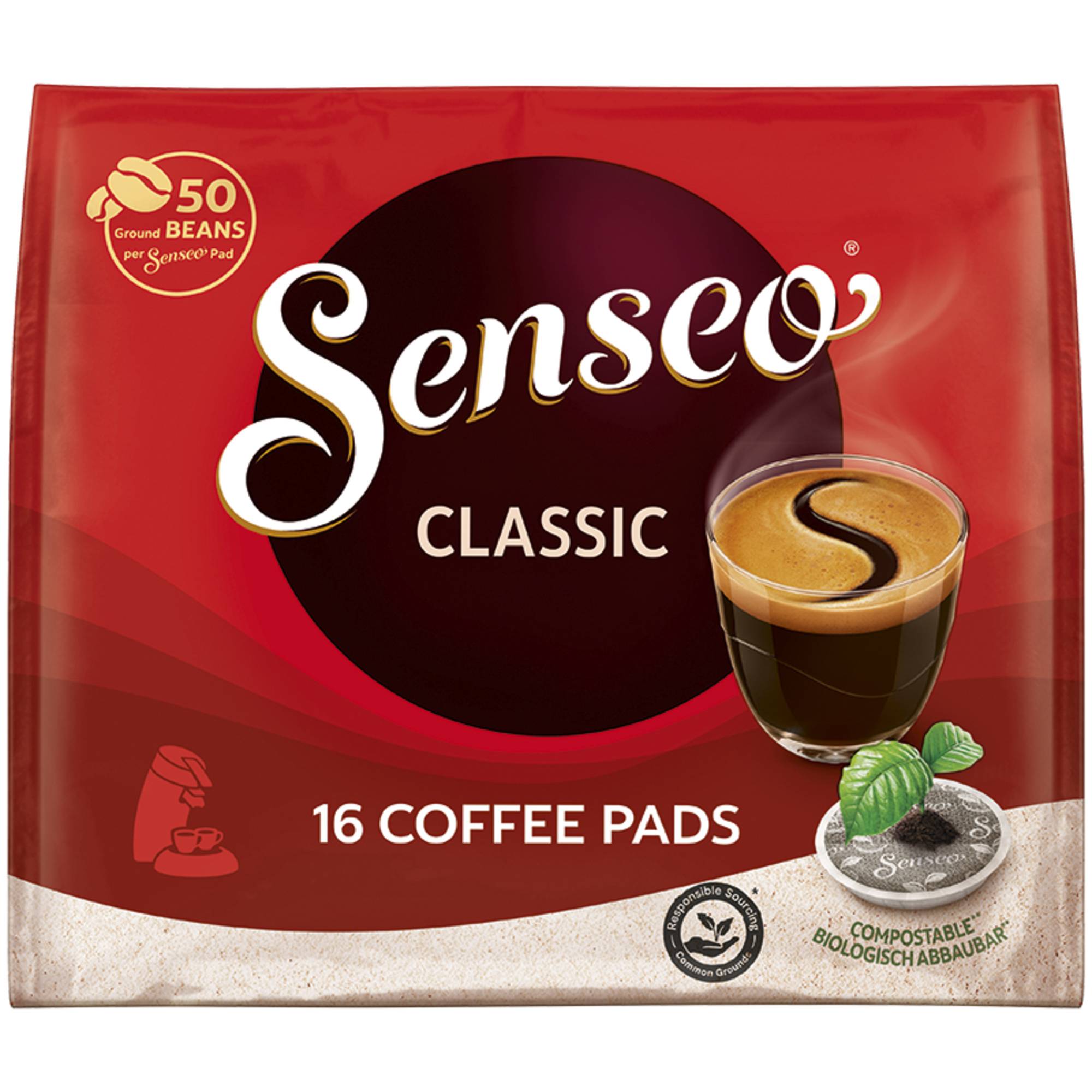 Senseo Kaffeepad Klassisch 4051952 16 St./Pack.