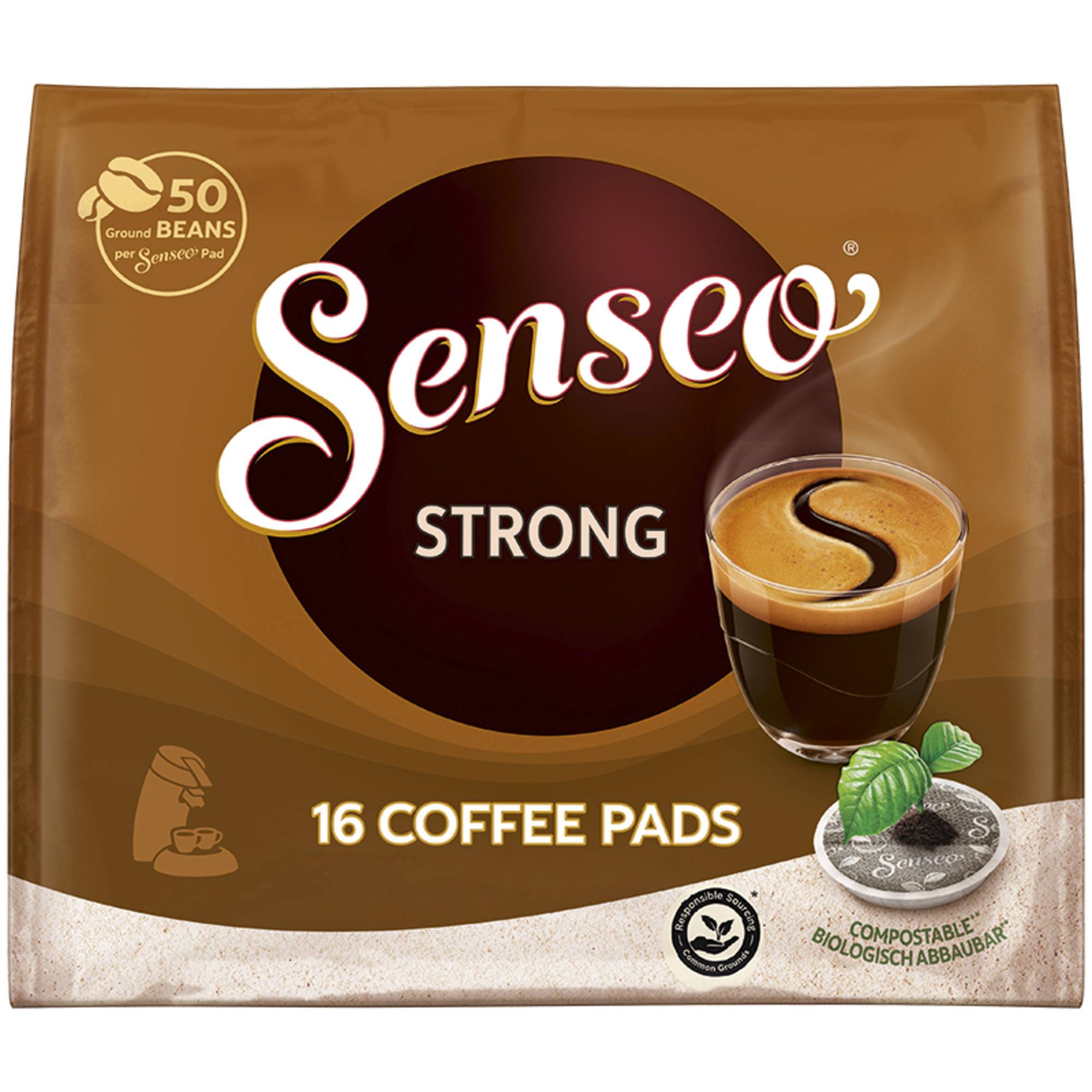 Senseo Kaffeepad Strong 4051954 16 St./Pack.