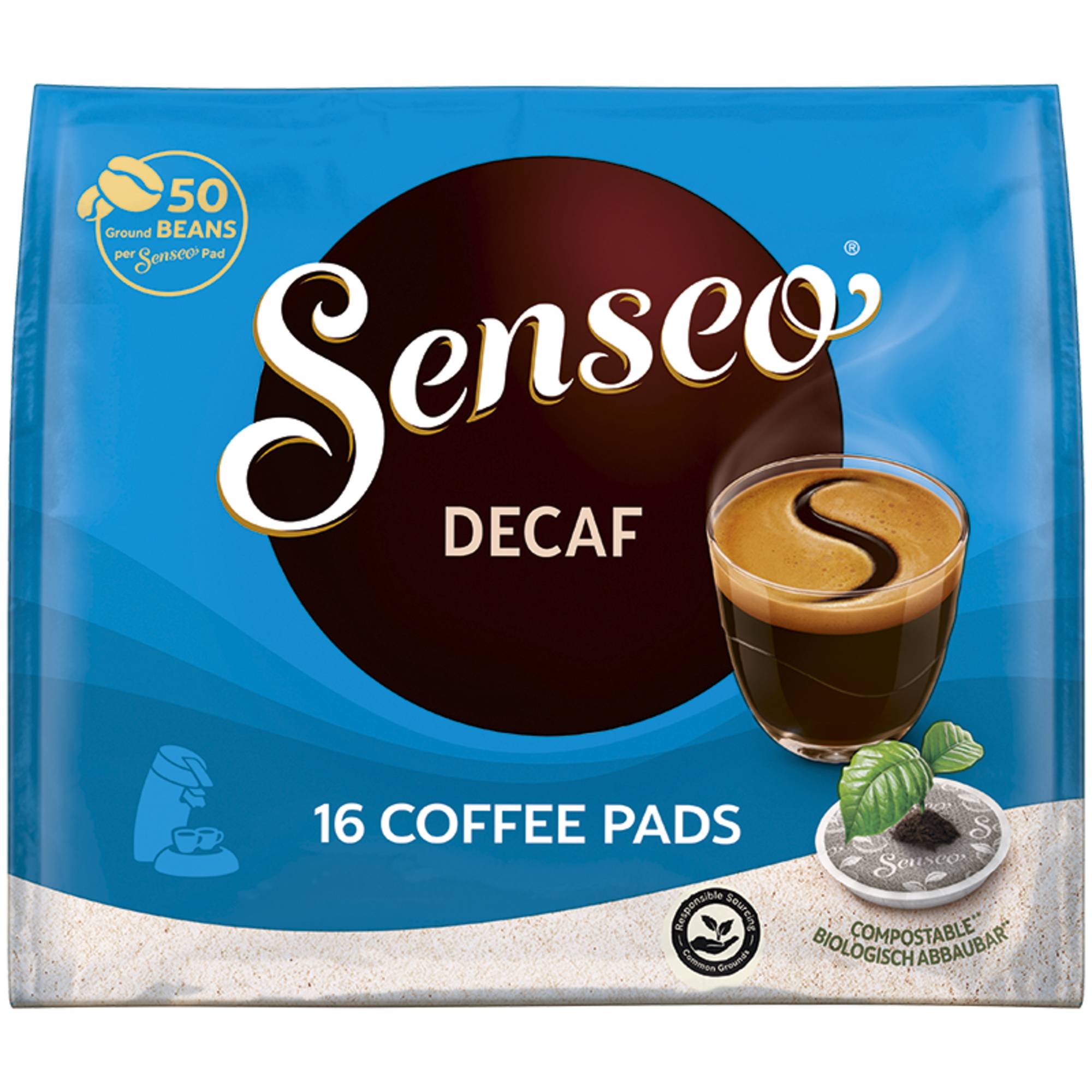 Senseo Kaffeepad Entkoffeiniert 4051959 16 St./Pack.