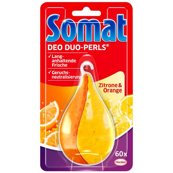 Somat Deo Duo-Perls Spülmaschinenduft, Zitrone und Orange Zitrone und Orange