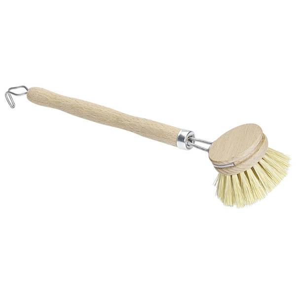 Spülbürste rund Fibre Holz roh Rundkopf d = 40 mm Fibre Besatz