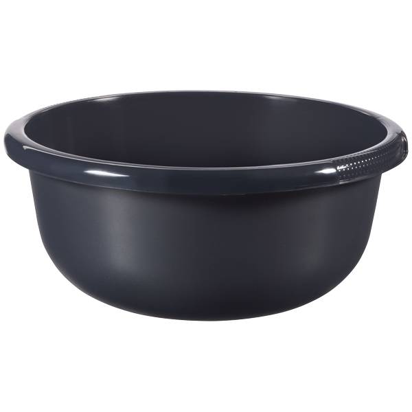 Curver Plastikschüssel rund 10,5 l d= 36 cm h=16 cm, anthrazit 10,5 l Volumen