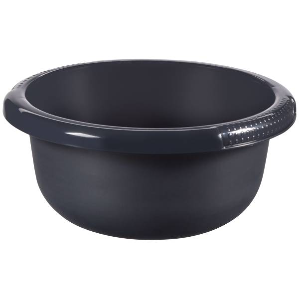 Curver Plastikschüssel rund 1200 ml anthrazit d= 20 cm h= 9 cm (5) 1200 ml