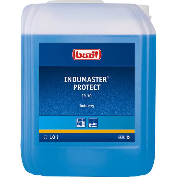 Buzil IR 30 INDUMASTER protect 10 Liter Zur Reinigung von alkalibeständigen Materialien & Oberflächen 10 Liter