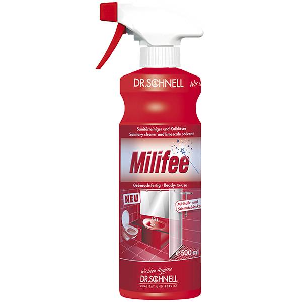 Dr.Schnell Milifee Sanitärreiniger-/Kalklöser 500 ml Gebrauchsfertiger Sanitärreiniger & Kalklöser für den WC-Bereich 500 ml