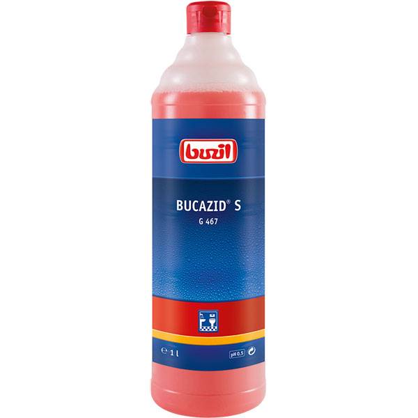 Buzil BUCACID S G467 Sanitärreiniger 1 Liter Ideal als Unterhaltsreiniger im Nassraumbereich geeignet 1 Liter