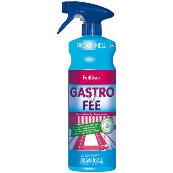 Dr.Schnell Gastro Fee Fettlöser 500 ml Gebrauchsfertiger Fettlöser für den Küchenbereich 500 ml