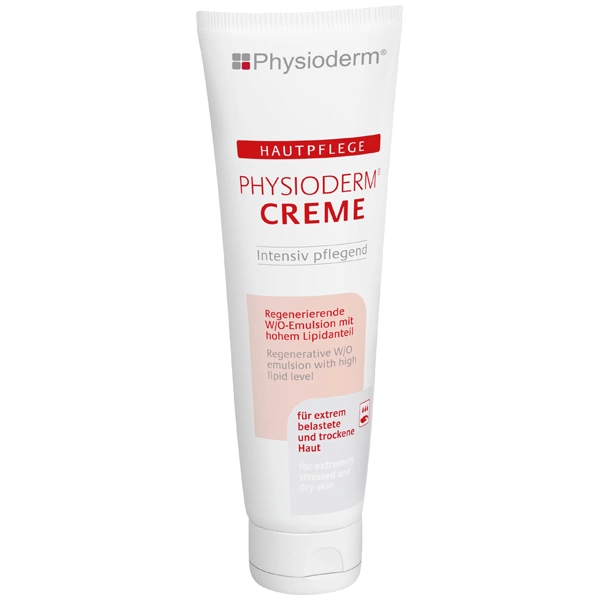 Physioderm® Creme 100 ml Pflegecreme für extrem belastete & sehr trockene Haut 100 ml Physioderm® Creme 100 ml Pflegecreme für extrem belastete & sehr trockene Haut 100 ml