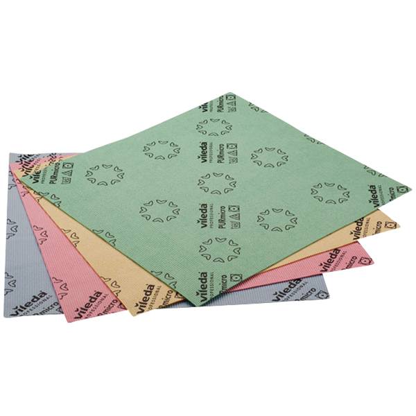 Vileda PVAmicro Microfasertuch 38 x 35 cm gelb zur Feucht- & Nassreinigung gelb