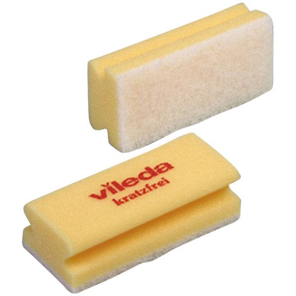 Vileda kratzfrei Putzschwamm gelb weiches Vlies mit hochwertigem Schaum gelb