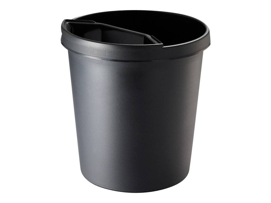 helit Papierkorb 18,0 l schwarz, 1 St.