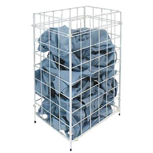 Profix m-waste Abfallkorb 54 l Metall Stand / Wandmodell faltbar weiß weiß