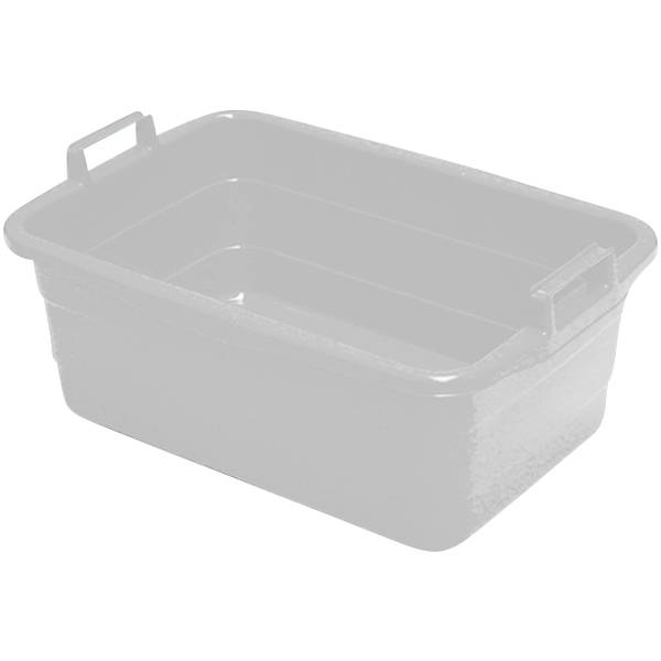 Wanne eckig 45 Liter weiß mit hochstehenden Griffen weiß