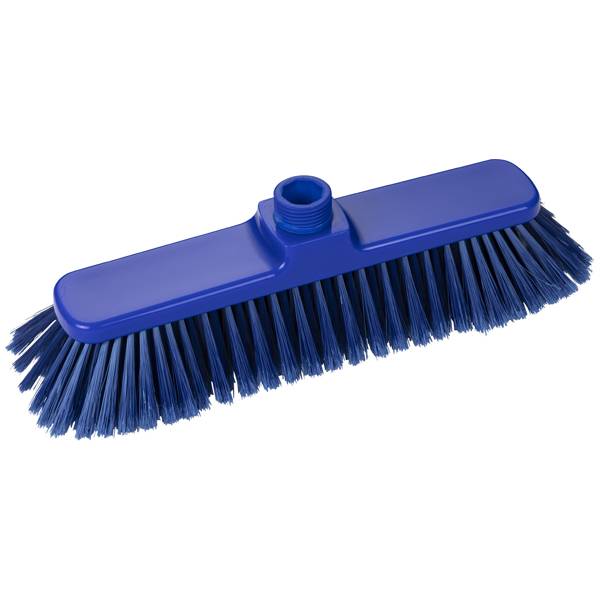 Haug Bodenbesen 28 cm blau PP/Polyester PBT weich, geschlitzt 1 Stück, blau