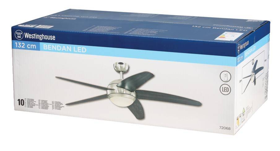 Deckenventilator Bendan LED Wenge mit Fernbedienung