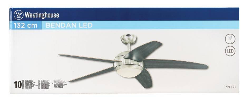 Deckenventilator Bendan LED Wenge mit Fernbedienung